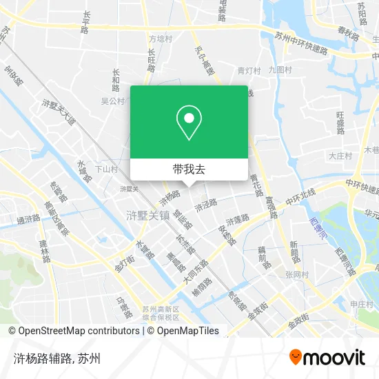 浒杨路辅路地图