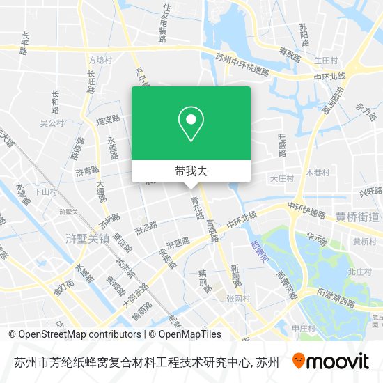 苏州市芳纶纸蜂窝复合材料工程技术研究中心地图