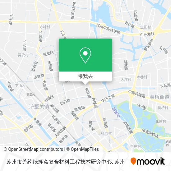 苏州市芳纶纸蜂窝复合材料工程技术研究中心地图