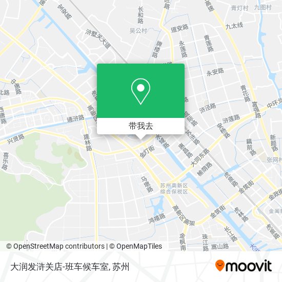 大润发浒关店-班车候车室地图