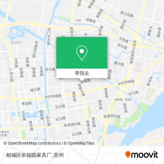 相城区依福园家具厂地图