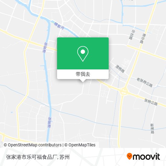 张家港市乐可福食品厂地图