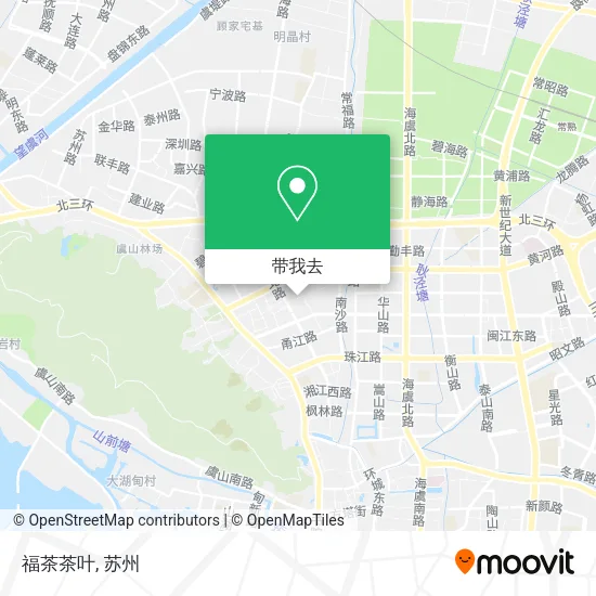 福茶茶叶地图