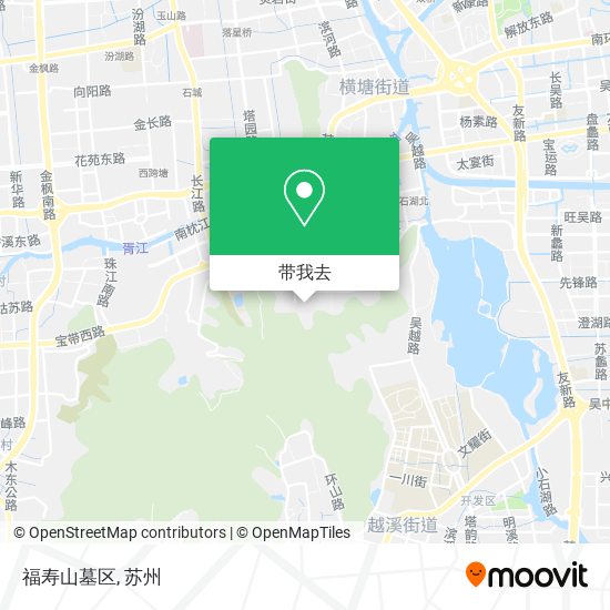 福寿山墓区地图
