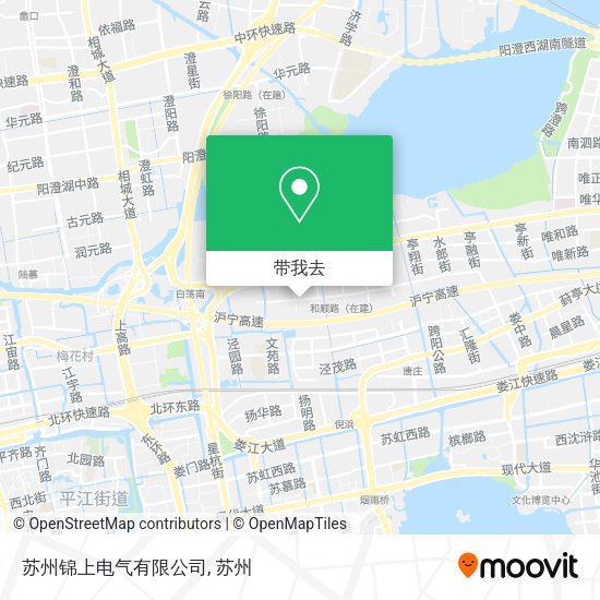 苏州锦上电气有限公司地图