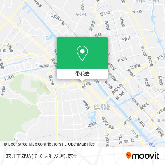 花开了花坊(浒关大润发店)地图