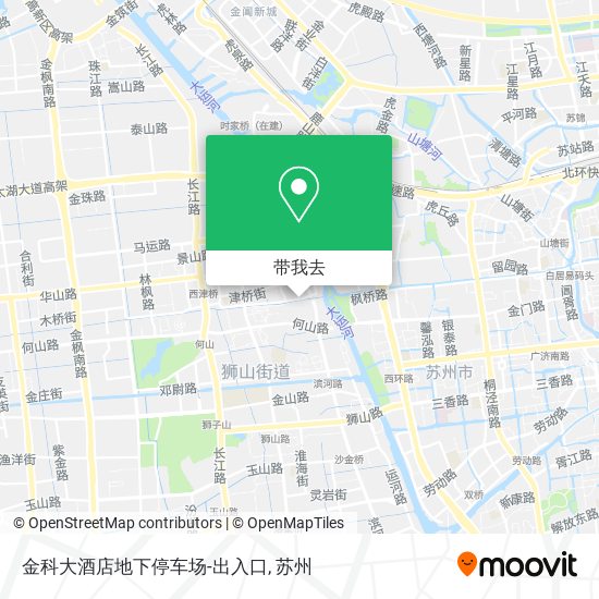 金科大酒店地下停车场-出入口地图