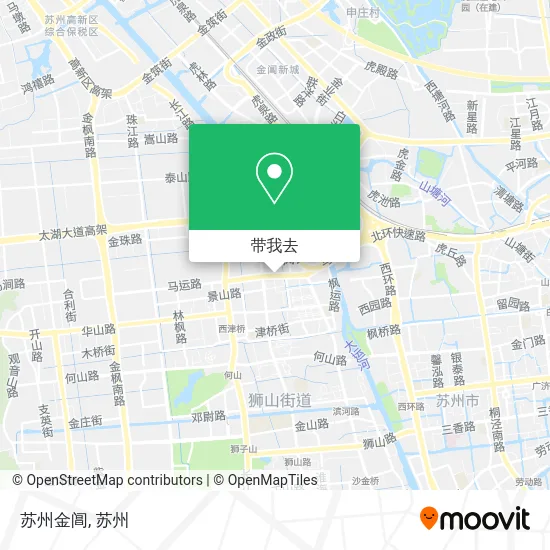 苏州金阊地图