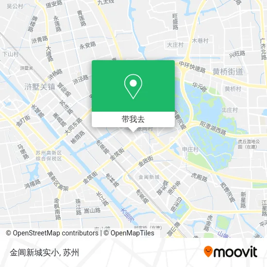 金阊新城实小地图
