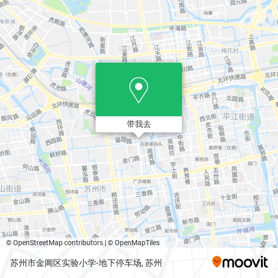 苏州市金阊区实验小学-地下停车场地图