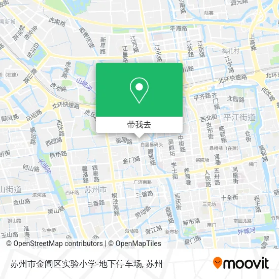 苏州市金阊区实验小学-地下停车场地图