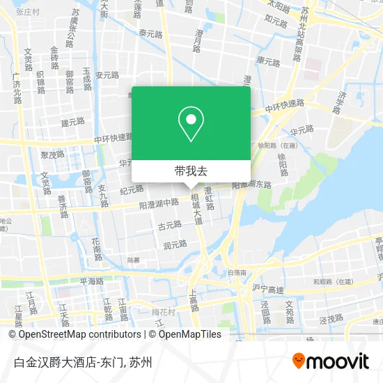 白金汉爵大酒店-东门地图