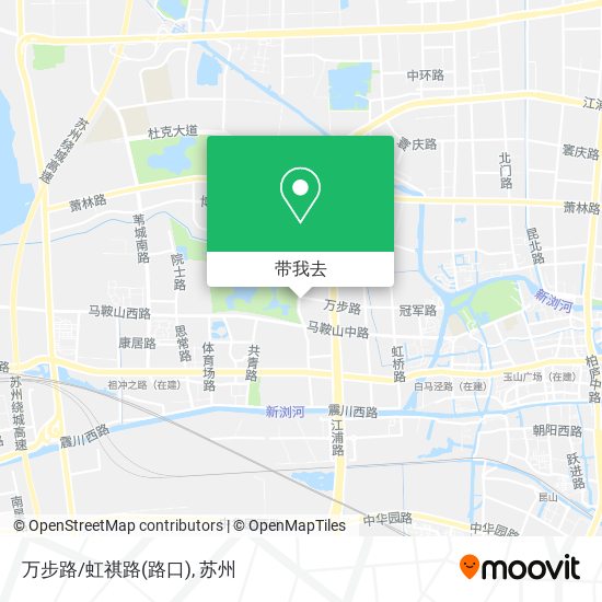 万步路/虹祺路(路口)地图