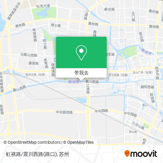 虹祺路/震川西路(路口)地图