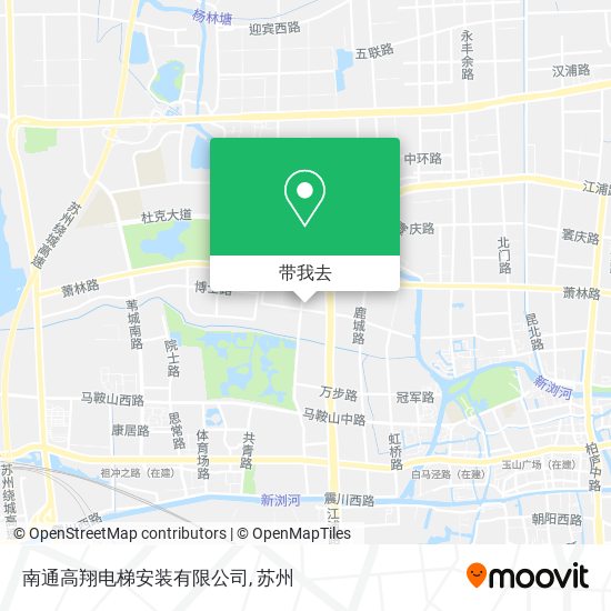 南通高翔电梯安装有限公司地图