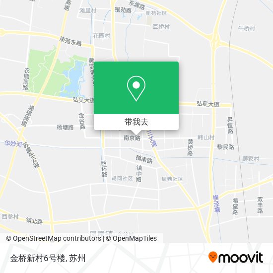 金桥新村6号楼地图