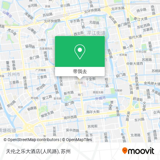 天伦之乐大酒店(人民路)地图