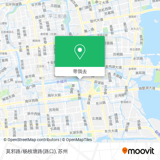 莫邪路/杨枝塘路(路口)地图