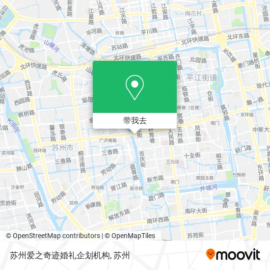 苏州爱之奇迹婚礼企划机构地图