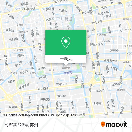 竹辉路223号地图