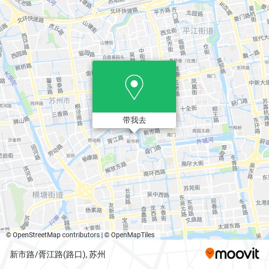 新市路/胥江路(路口)地图