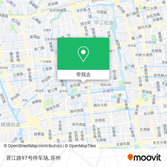 胥江路97号停车场地图