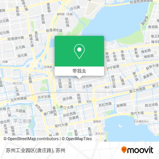 苏州工业园区(唐庄路)地图