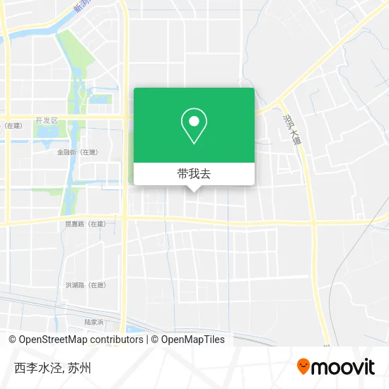 西李水泾地图