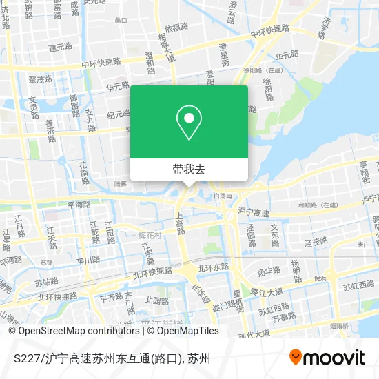 S227/沪宁高速苏州东互通(路口)地图