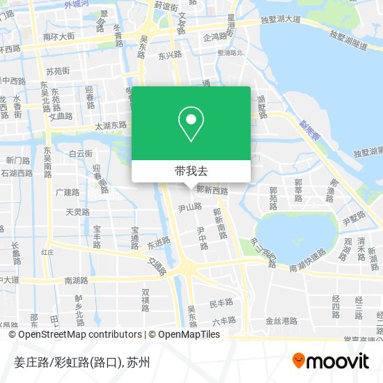 姜庄路/彩虹路(路口)地图