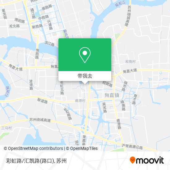 彩虹路/汇凯路(路口)地图