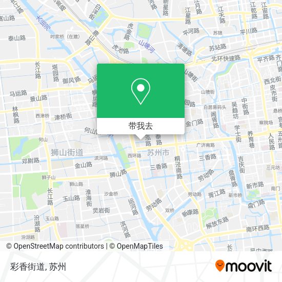 彩香街道地图