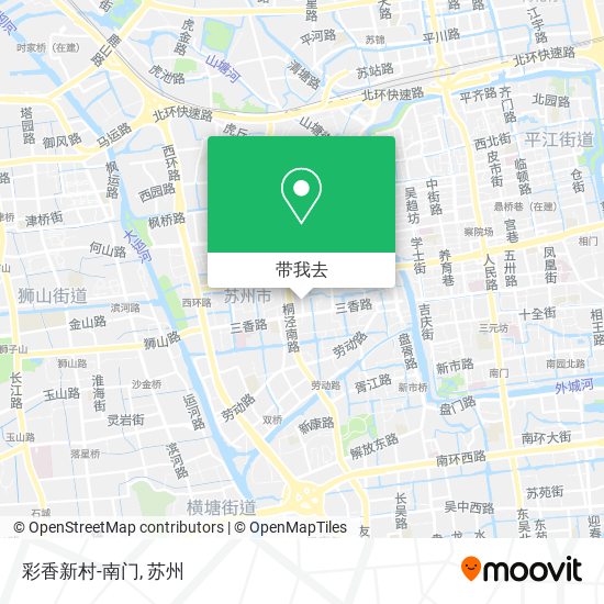 彩香新村-南门地图