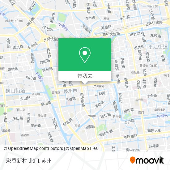 彩香新村-北门地图