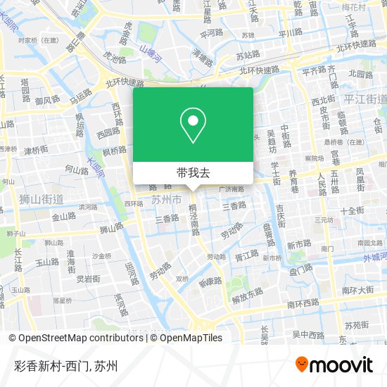 彩香新村-西门地图