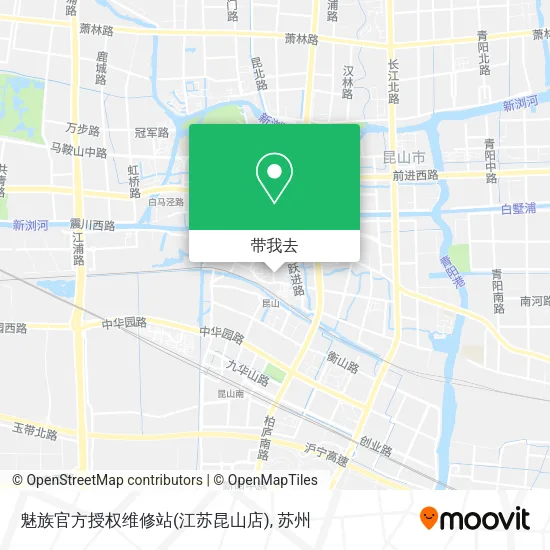 魅族官方授权维修站(江苏昆山店)地图
