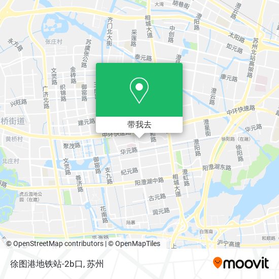 徐图港地铁站-2b口地图