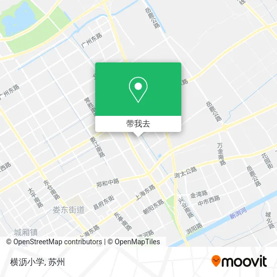 横沥小学地图
