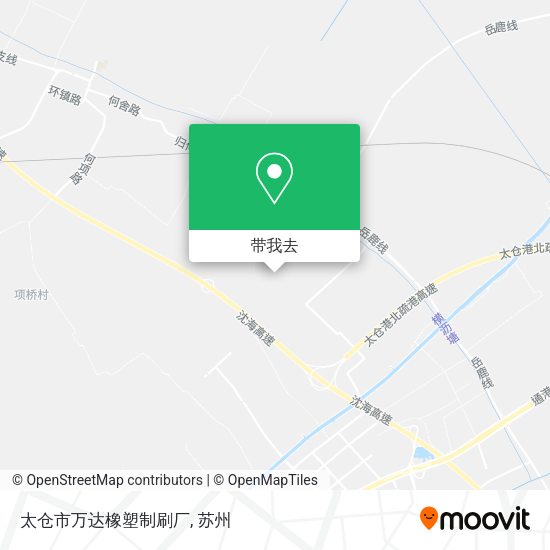 太仓市万达橡塑制刷厂地图