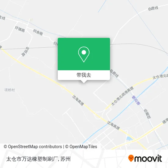 太仓市万达橡塑制刷厂地图