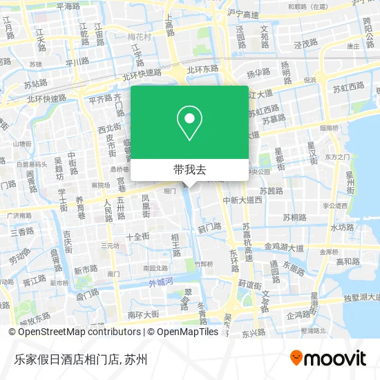 乐家假日酒店相门店地图