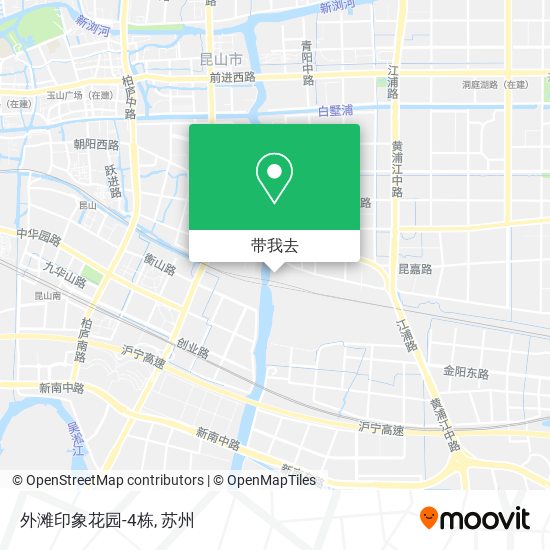 外滩印象花园-4栋地图