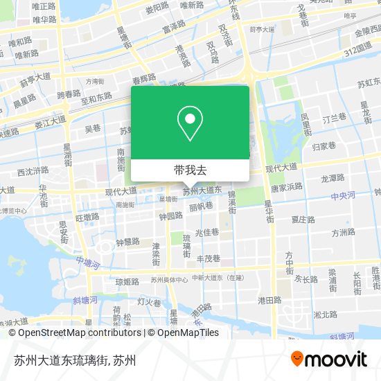 苏州大道东琉璃街地图