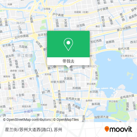 星兰街/苏州大道西(路口)地图