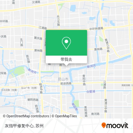 灰指甲修复中心地图