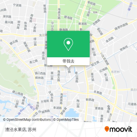 漕泾水果店地图