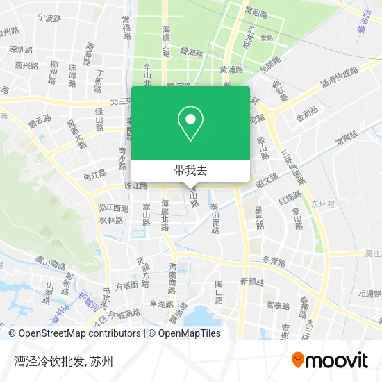 漕泾冷饮批发地图