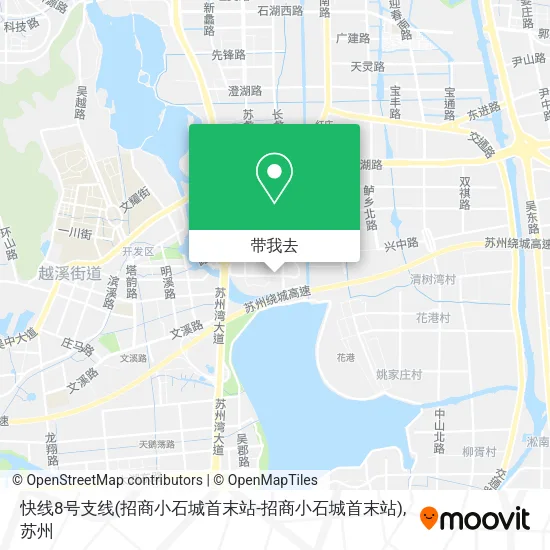 快线8号支线(招商小石城首末站-招商小石城首末站)地图