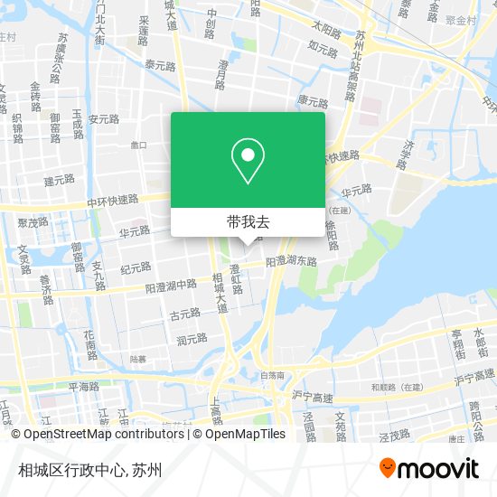 相城区行政中心地图