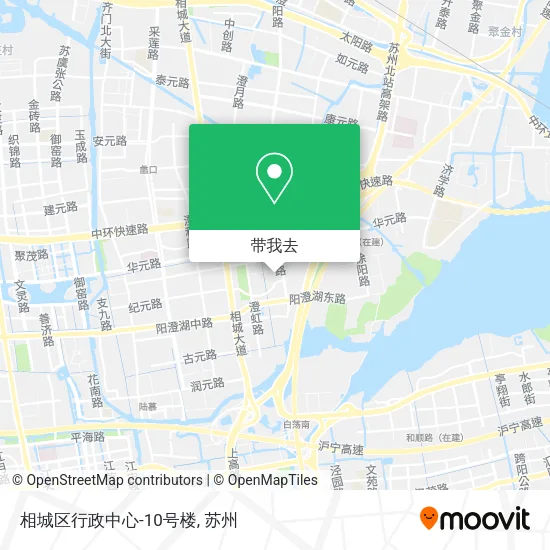 相城区行政中心-10号楼地图